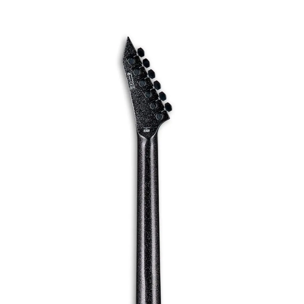 ESP LTD Kirk Hammett Signature V Electric Guitar - Black Sparkle - LKH-VBLKSP