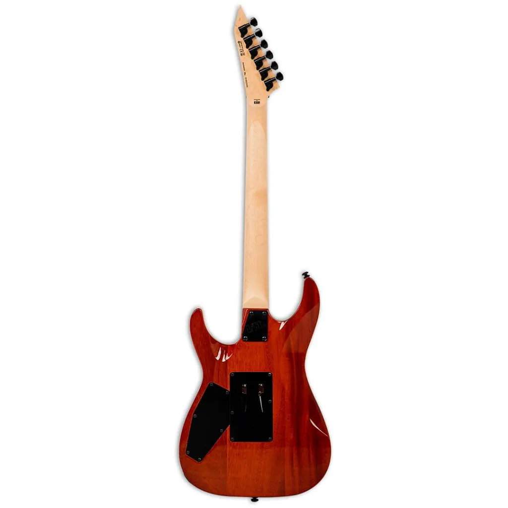 ESP LTD MH-230 QM FR Electric Guitar - Quilted Maple Amber Sunburst w/ Floyd Rose - LMH-230QMASB
