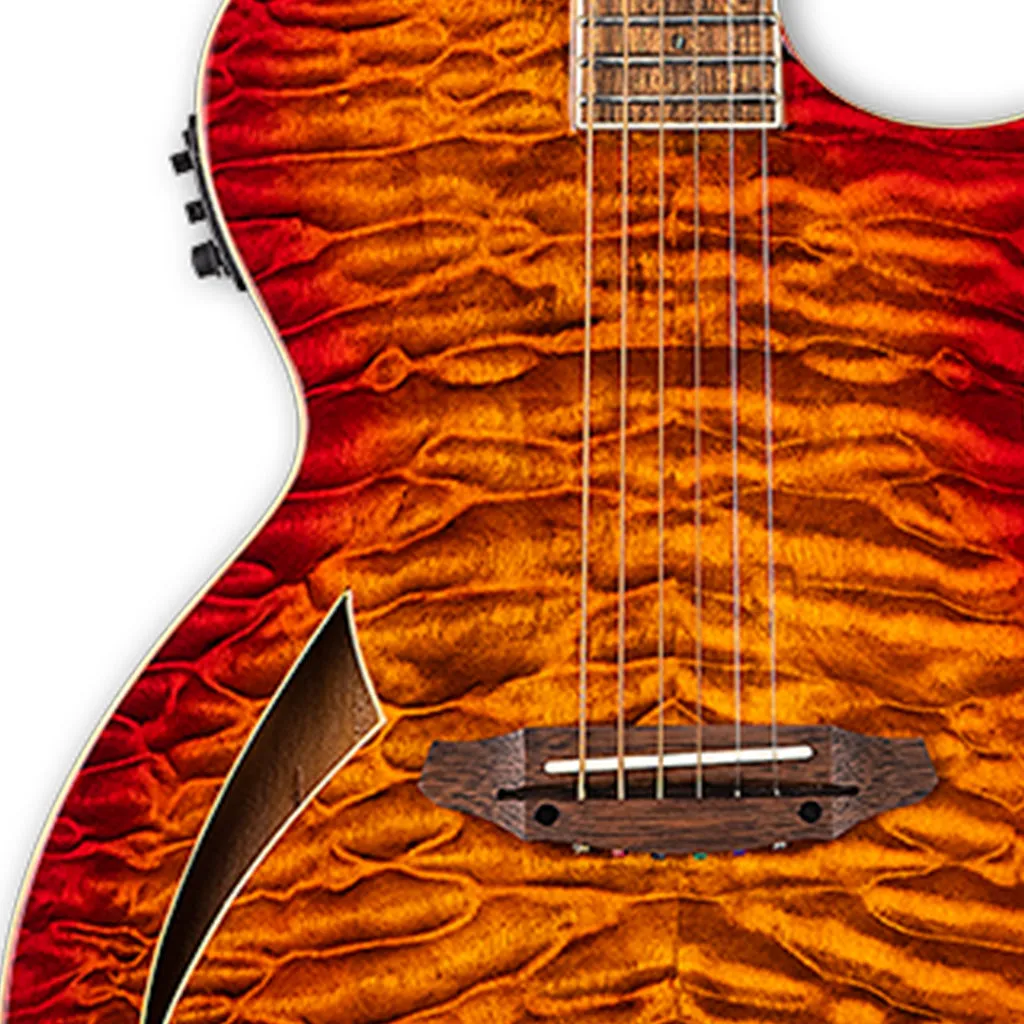 ESP LTD TL-6 QM Tiger Eye Burst