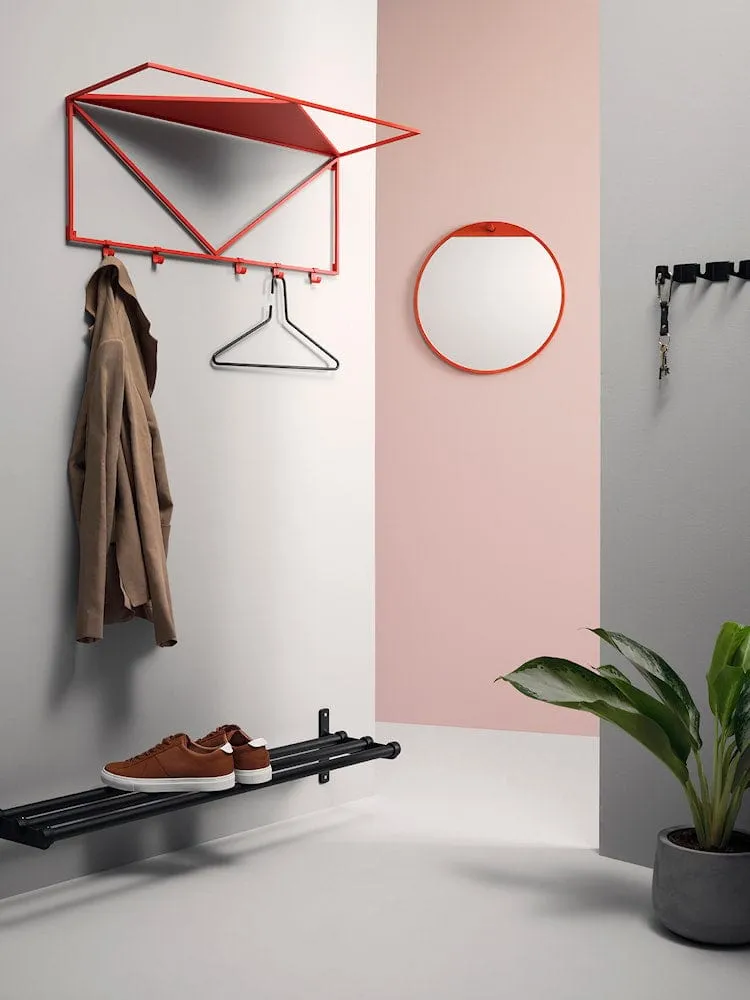Essem Design Tillbakablick Mirror Round, Birch