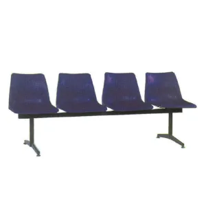 Euro Visitors Chair 4 Seater Blue #LH 330 BLUE