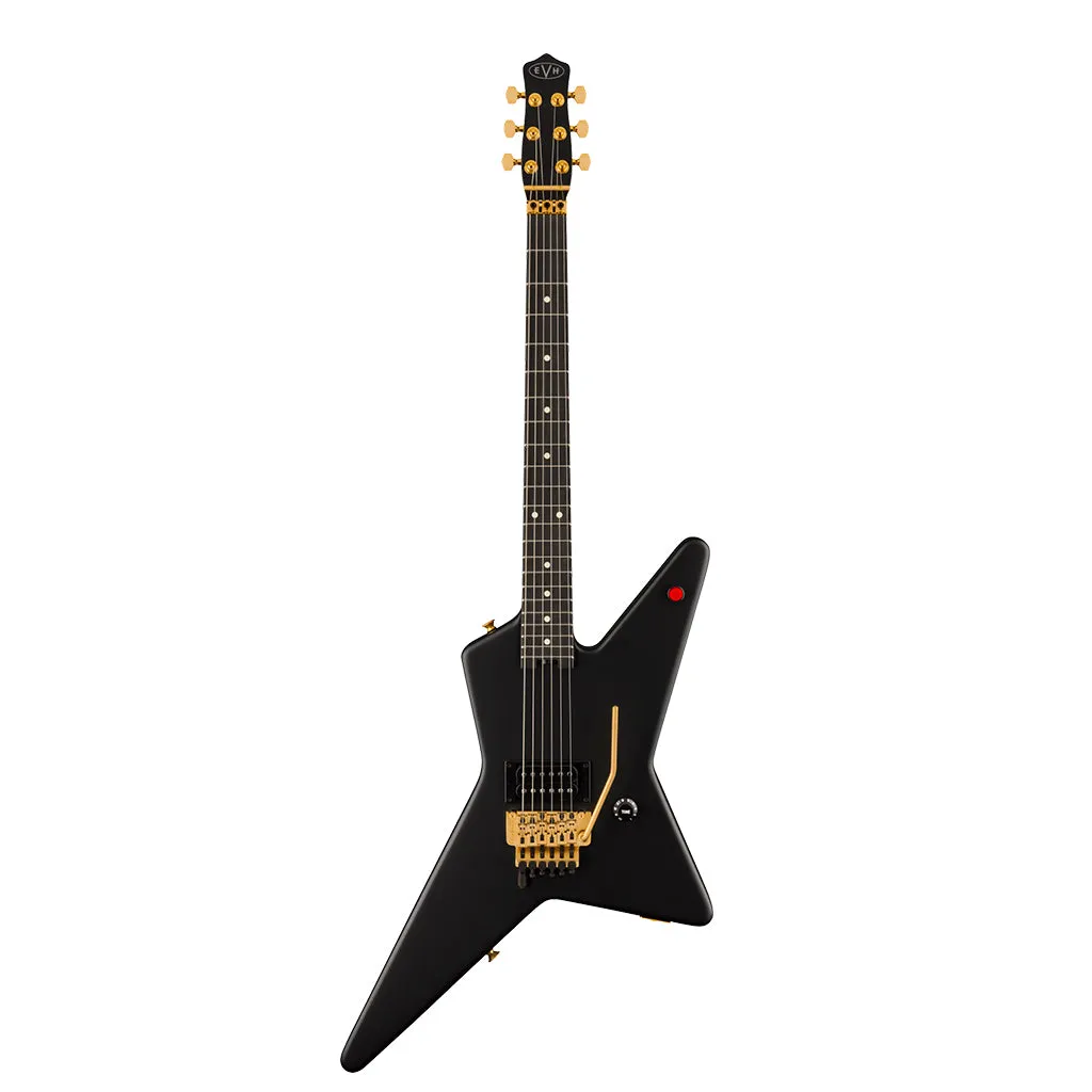 EVH Limited Edition Star, Ebony Fingerboard, Stealth Black with Gold Hardware