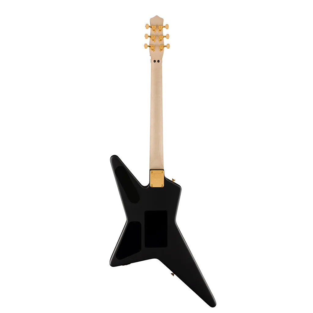 EVH Limited Edition Star, Ebony Fingerboard, Stealth Black with Gold Hardware