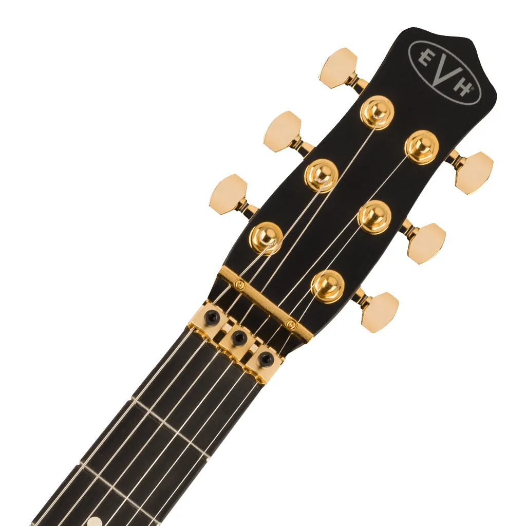 EVH Limited Edition Star, Ebony Fingerboard, Stealth Black with Gold Hardware