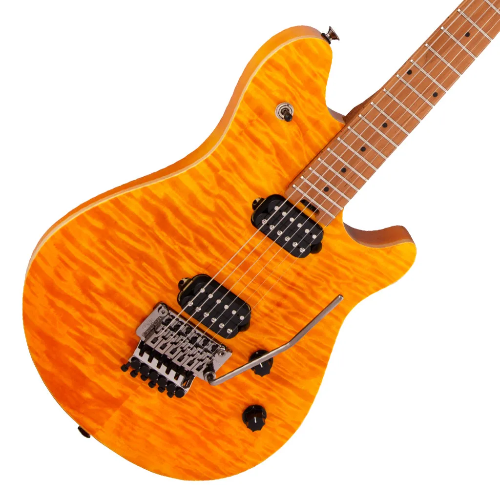 EVH Wolfgang Standard Quilted Maple - Trans Amber - Baked Maple