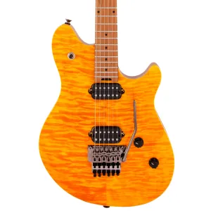 EVH Wolfgang Standard Quilted Maple - Trans Amber - Baked Maple