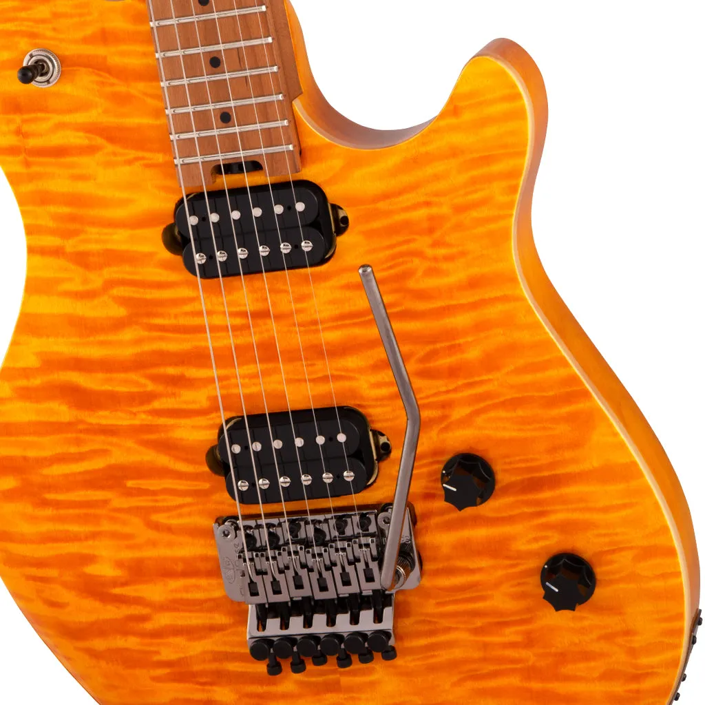 EVH Wolfgang Standard Quilted Maple - Trans Amber - Baked Maple