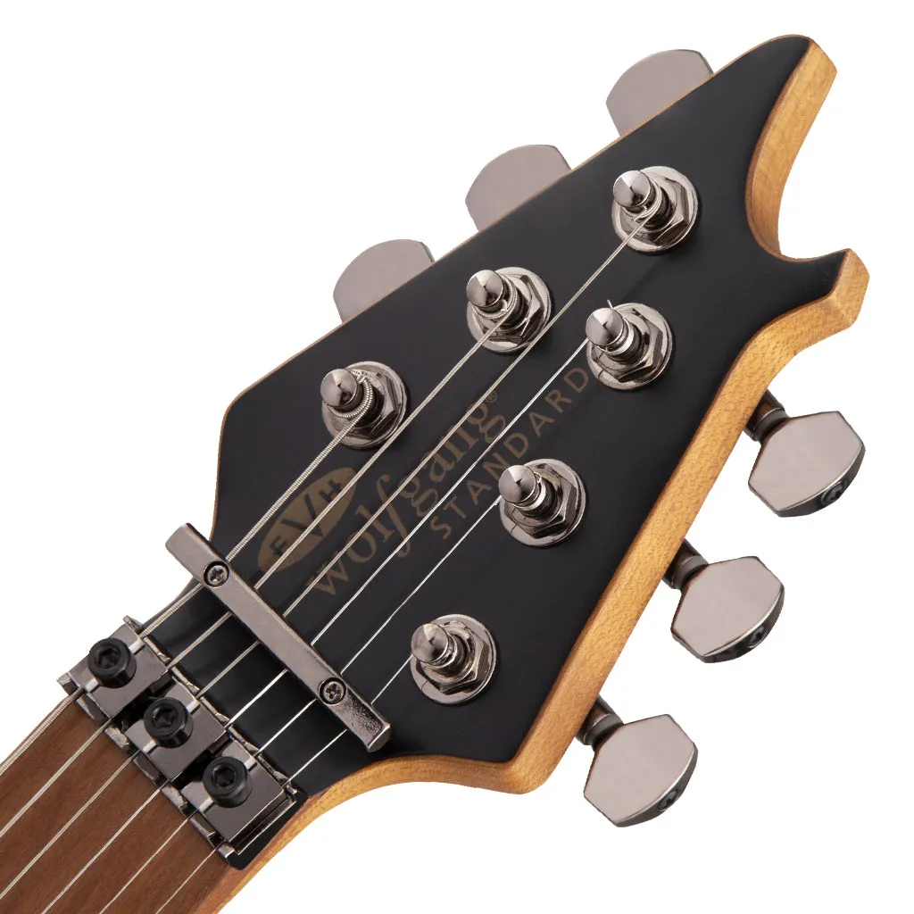 EVH Wolfgang Standard Quilted Maple - Trans Amber - Baked Maple