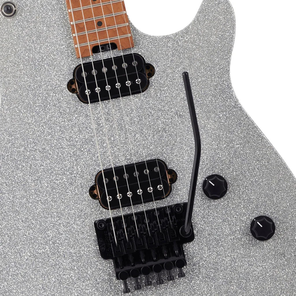 EVH Wolfgang WG Standard, Baked Maple Fingerboard, Silver Sparkle