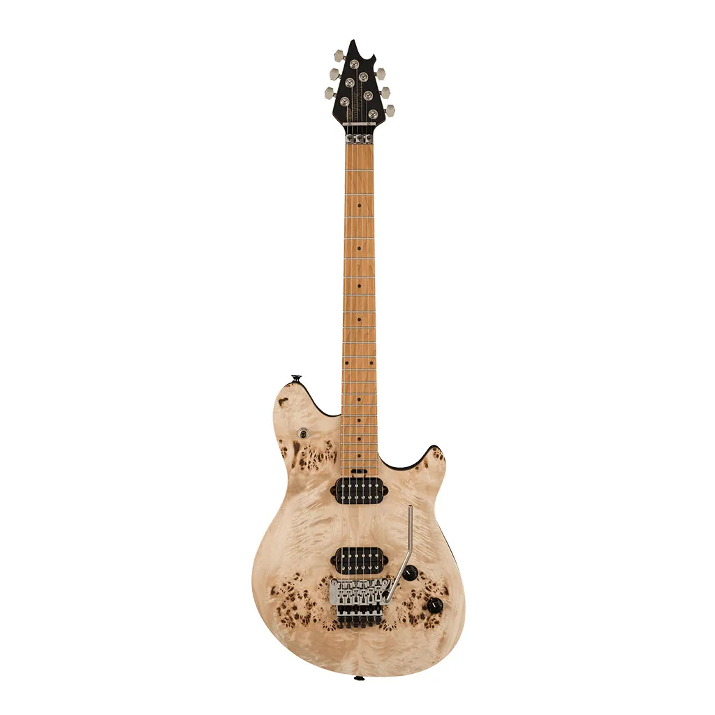EVH Wolfgang WG Standard Exotic Poplar Burl, Baked Maple Fingerboard, Natural