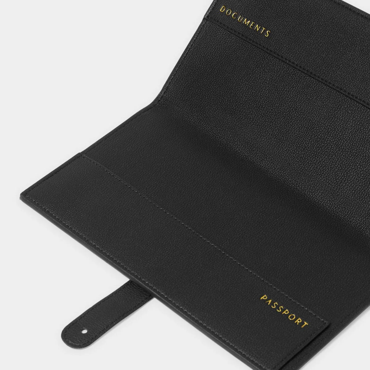 'Explore, Dream, Discover' Sentiment Travel Wallet | Black