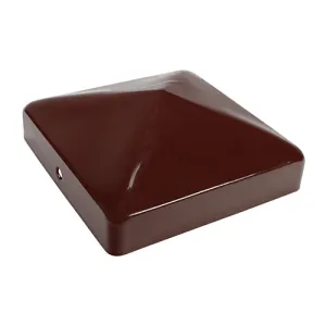 Fence Post Cap Oxide Red 75mm