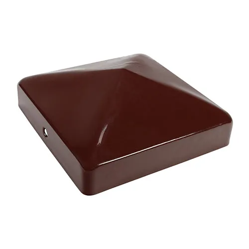 Fence Post Cap Oxide Red 75mm