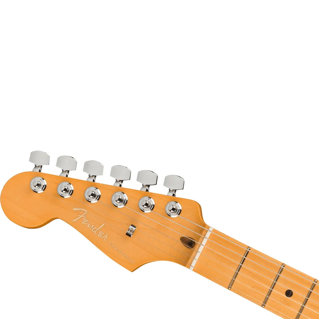 Fender - American Ultra Stratocaster Left-Hand, Maple Fingerboard, Texas Tea