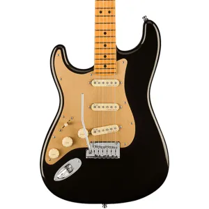 Fender - American Ultra Stratocaster Left-Hand, Maple Fingerboard, Texas Tea