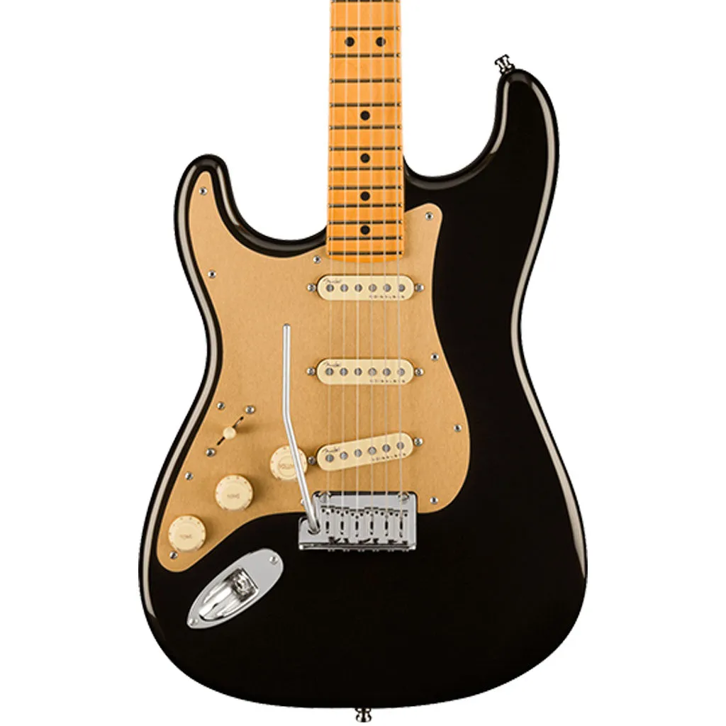 Fender - American Ultra Stratocaster Left-Hand, Maple Fingerboard, Texas Tea