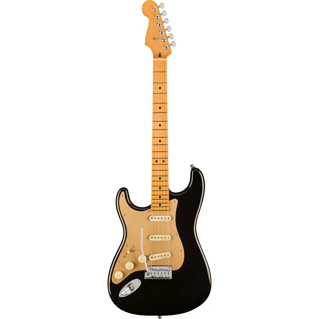 Fender - American Ultra Stratocaster Left-Hand, Maple Fingerboard, Texas Tea