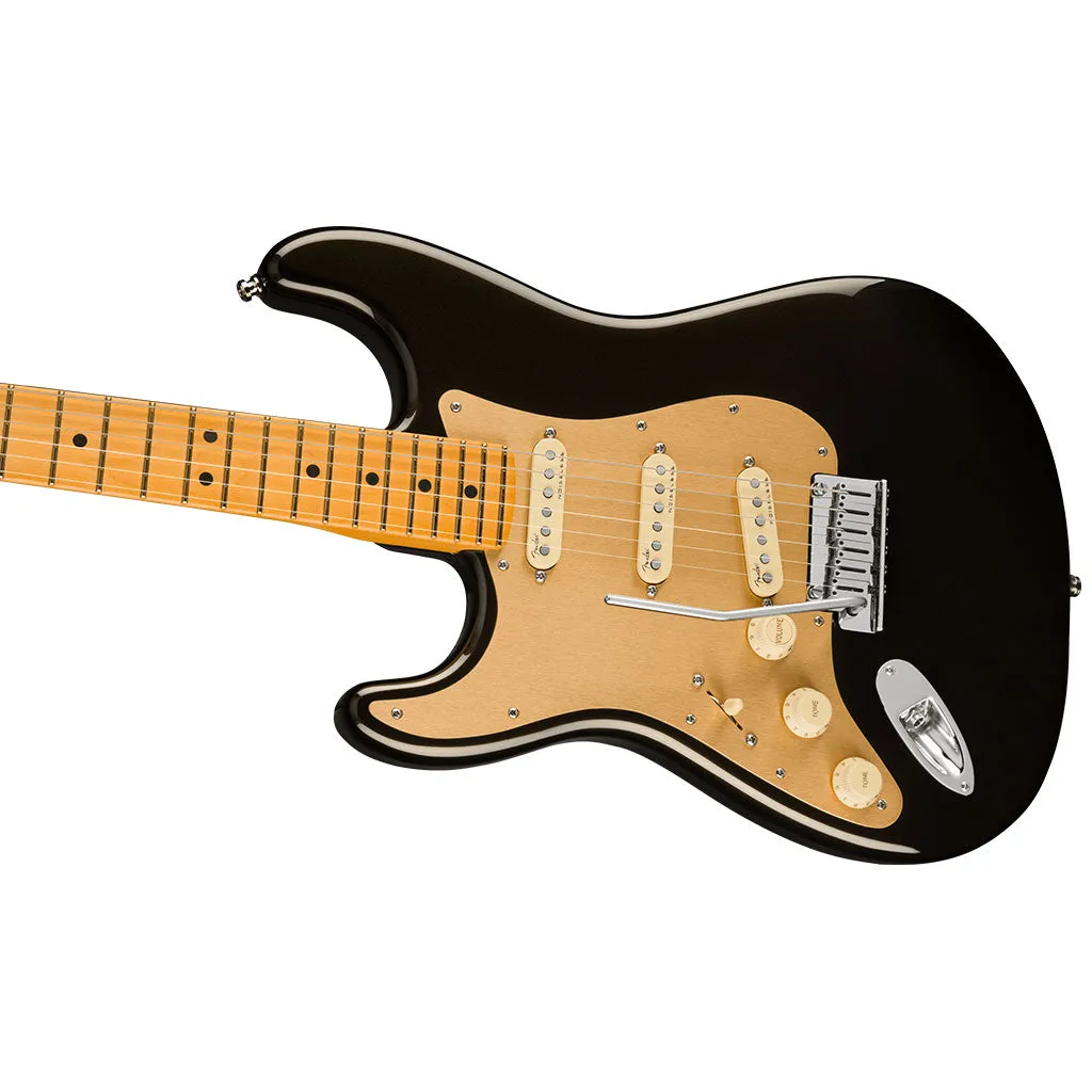 Fender - American Ultra Stratocaster Left-Hand, Maple Fingerboard, Texas Tea