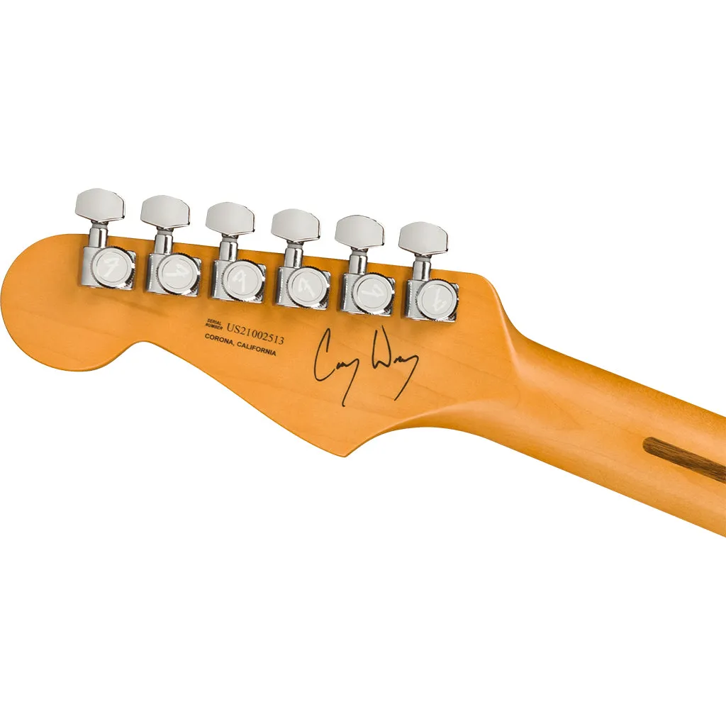 Fender - Cory Wong Stratocaster - Rosewood Fingerboard, Sapphire Blue Transparent