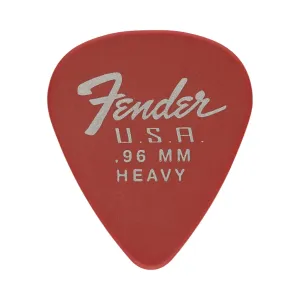 Fender Original Delrin Guitar Picks 12-pack - .96mm Fiesta Red