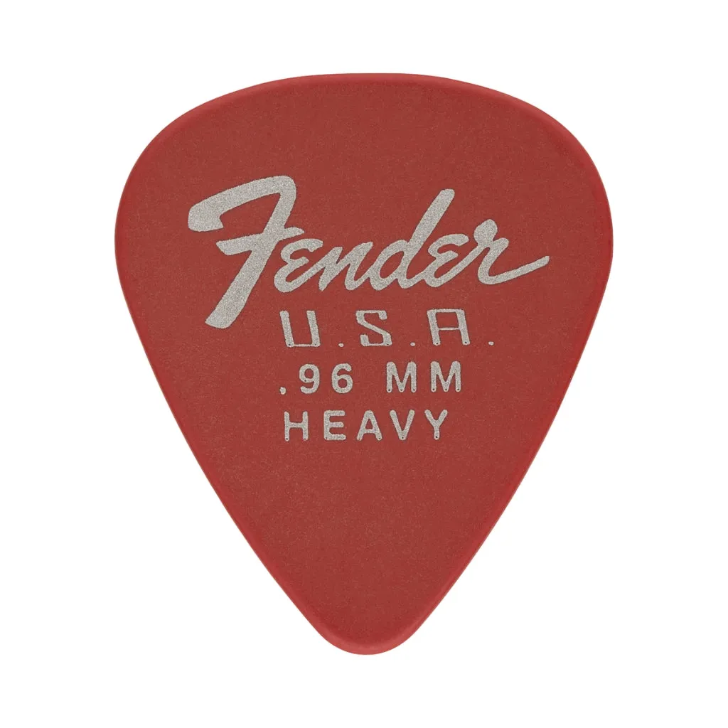 Fender Original Delrin Guitar Picks 12-pack - .96mm Fiesta Red