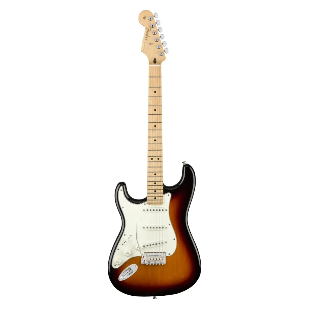 Fender Player Stratocaster Left-Handed Electric Guitar - 3-Color Sunburst, Maple Fingerboard