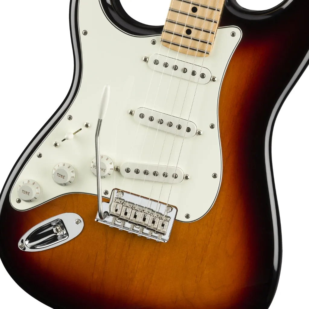 Fender Player Stratocaster Left-Handed Electric Guitar - 3-Color Sunburst, Maple Fingerboard