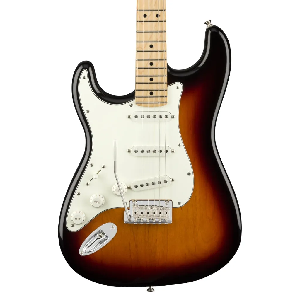 Fender Player Stratocaster Left-Handed Electric Guitar - 3-Color Sunburst, Maple Fingerboard