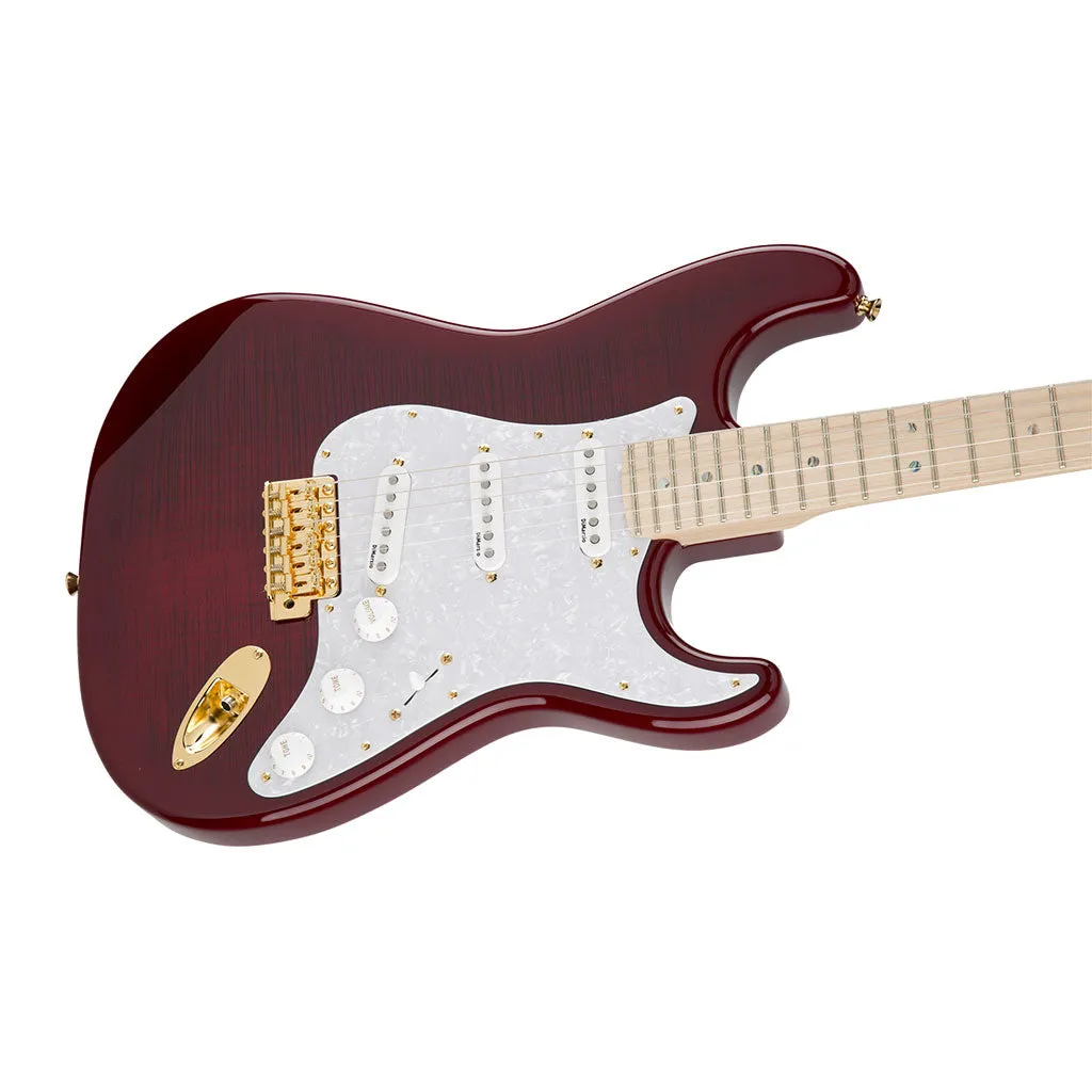 Fender - Richie Kotzen Stratocaster, Maple Fingerboard, Transparent Red Burst