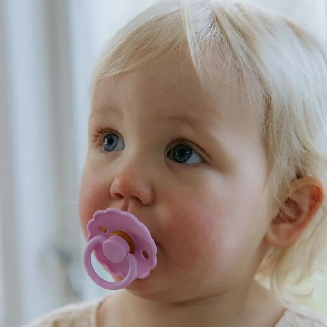 FRIGG Daisy Latex Pacifier - 4 Pack - Sunset Bliss