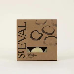 Ginger & Lemongrass Scented Tealights