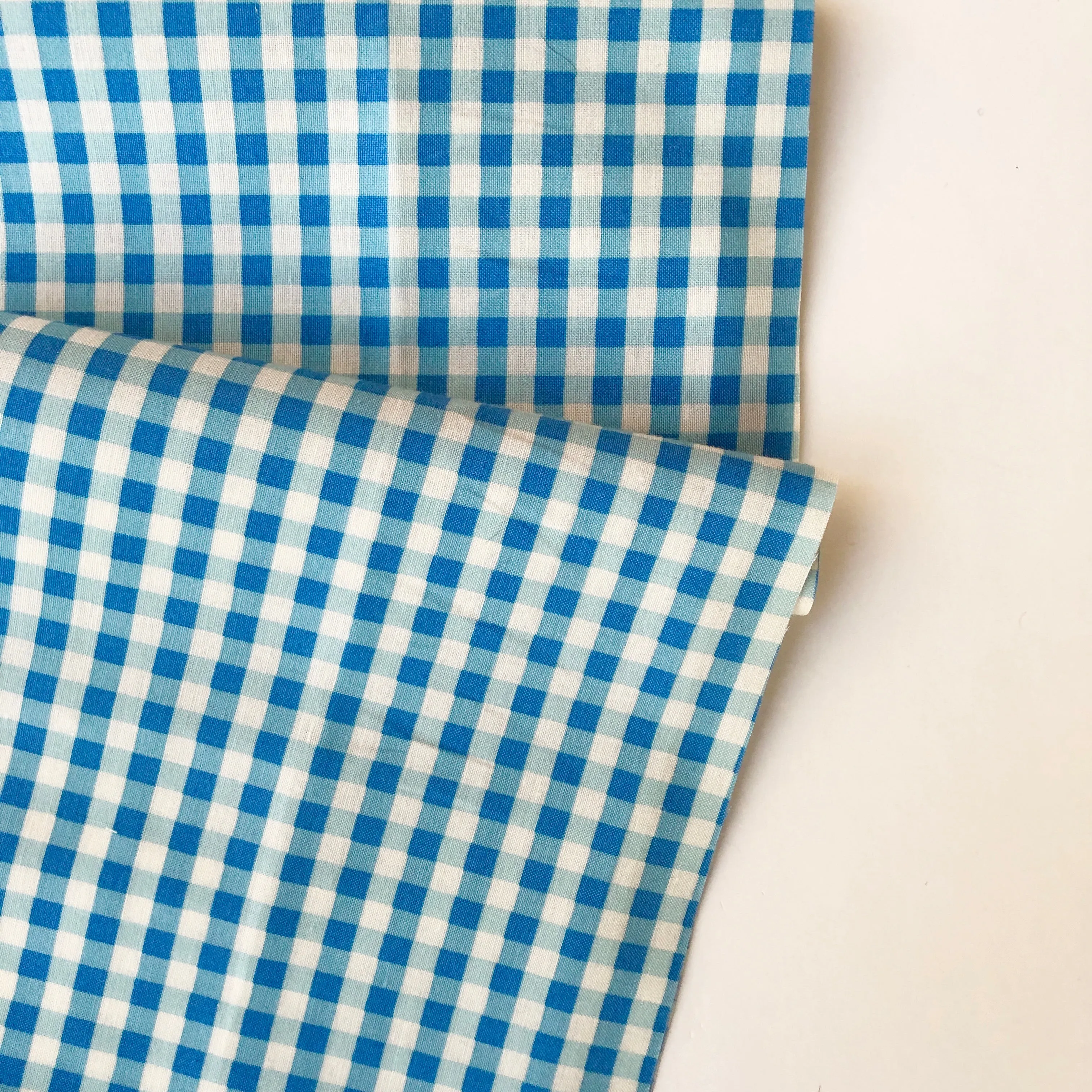 Gingham Check - Sky Blue - Live Life Collection - Yuwa