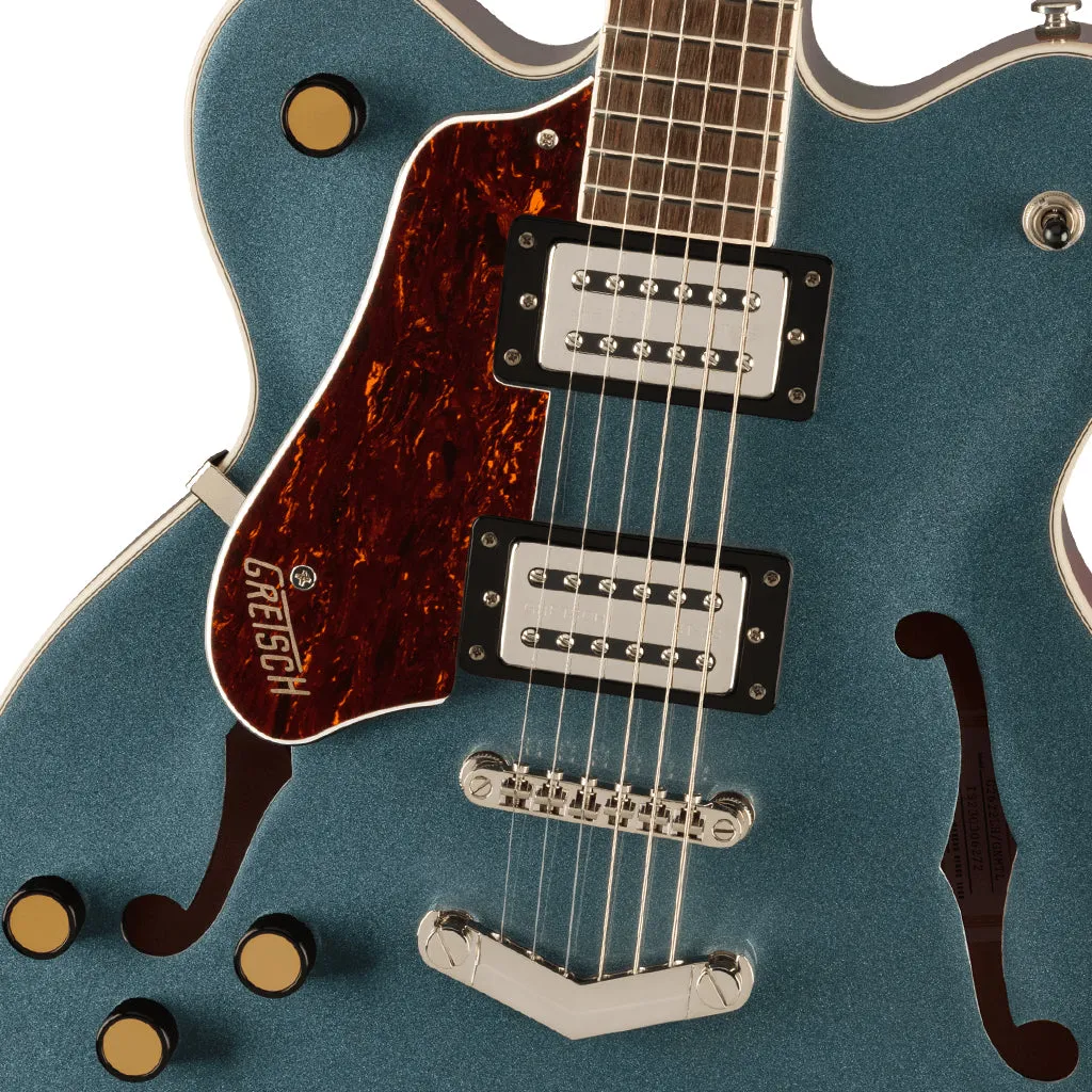 Gretsch G2622LH Streamliner Center Block Double-Cut with V-Stoptail, Left-Handed, Broad'Tron BT-3S Pickups, Laurel Fingerboard, Gunmetal