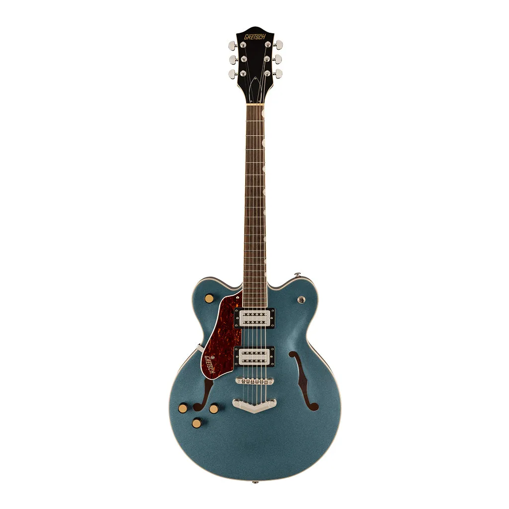 Gretsch G2622LH Streamliner Center Block Double-Cut with V-Stoptail, Left-Handed, Broad'Tron BT-3S Pickups, Laurel Fingerboard, Gunmetal