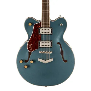 Gretsch G2622LH Streamliner Center Block Double-Cut with V-Stoptail, Left-Handed, Broad'Tron BT-3S Pickups, Laurel Fingerboard, Gunmetal