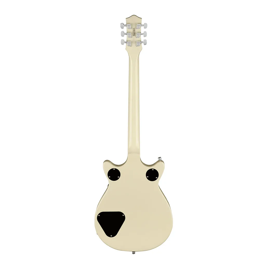 Gretsch G5222 Electromatic Double Jet BT with V-Stoptail, Laurel Fingerboard, Vintage White