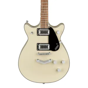 Gretsch G5222 Electromatic Double Jet BT with V-Stoptail, Laurel Fingerboard, Vintage White