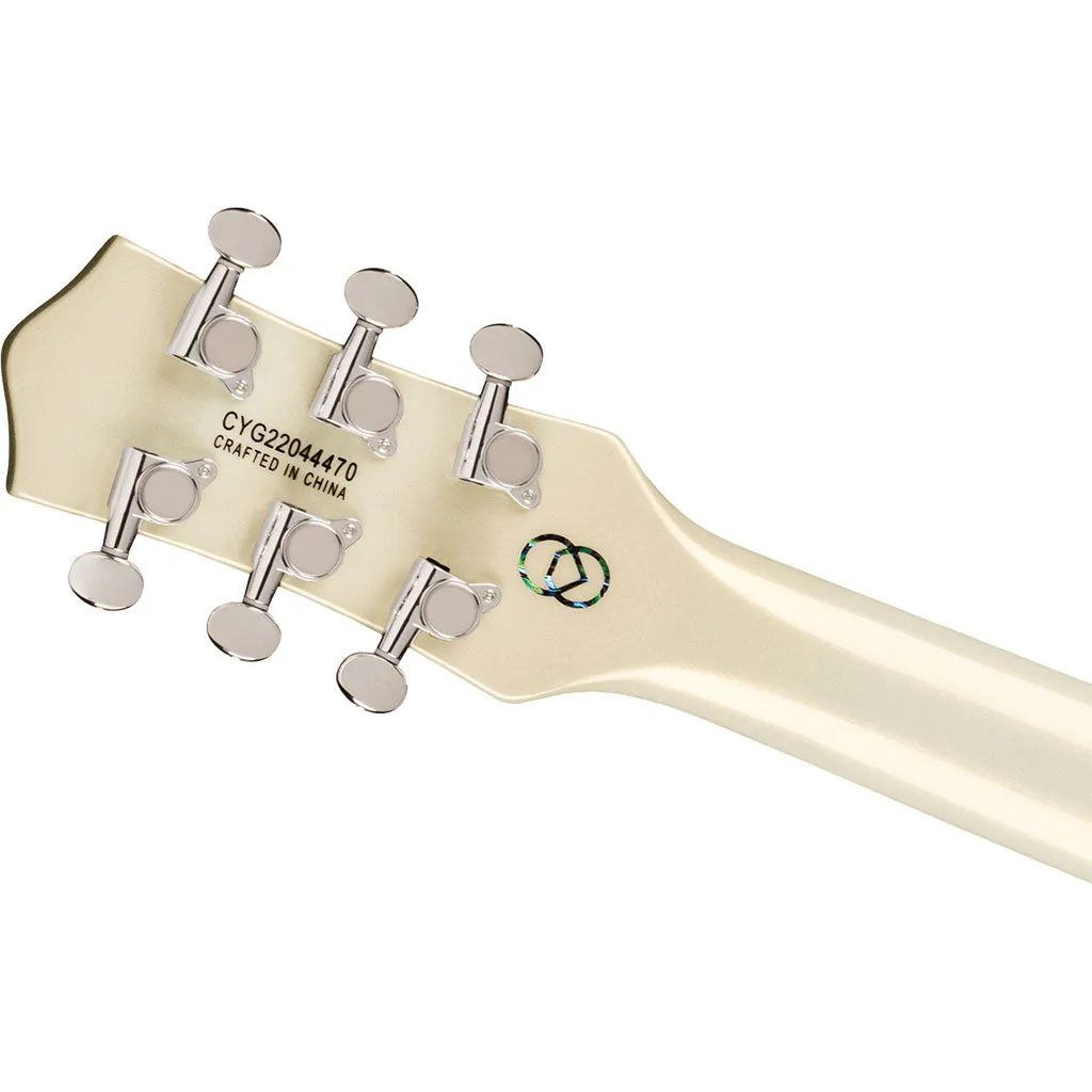 Gretsch G5230T-140 Electromatic 140th Double Platinum Jet with Bigsby, Laurel Fingerboard, Two-Tone Stone Platinum/Pearl Platinum