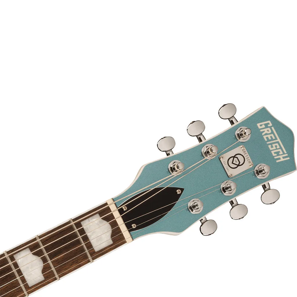 Gretsch G5230T-140 Electromatic 140th Double Platinum Jet with Bigsby, Laurel Fingerboard, Two-Tone Stone Platinum/Pearl Platinum