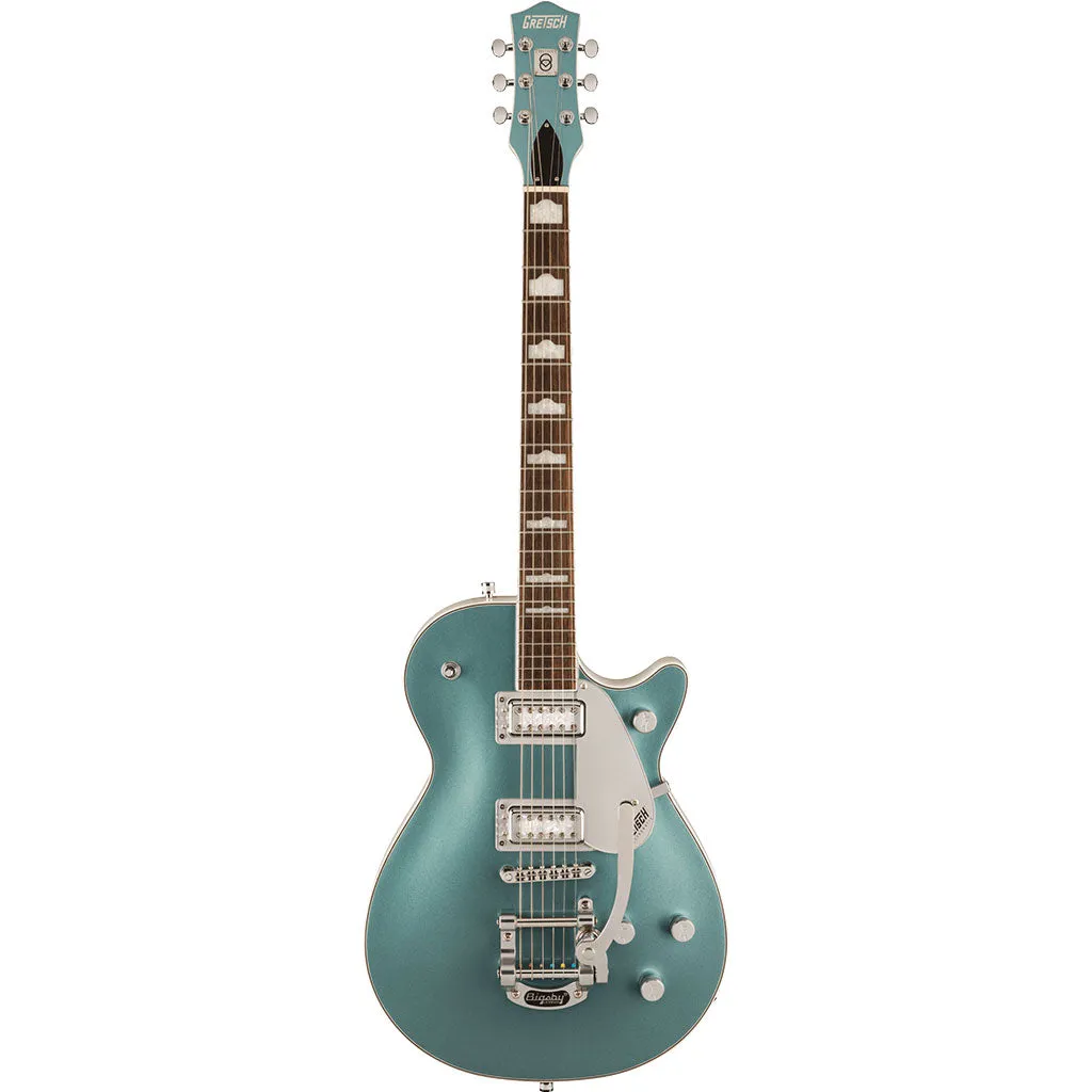Gretsch G5230T-140 Electromatic 140th Double Platinum Jet with Bigsby, Laurel Fingerboard, Two-Tone Stone Platinum/Pearl Platinum