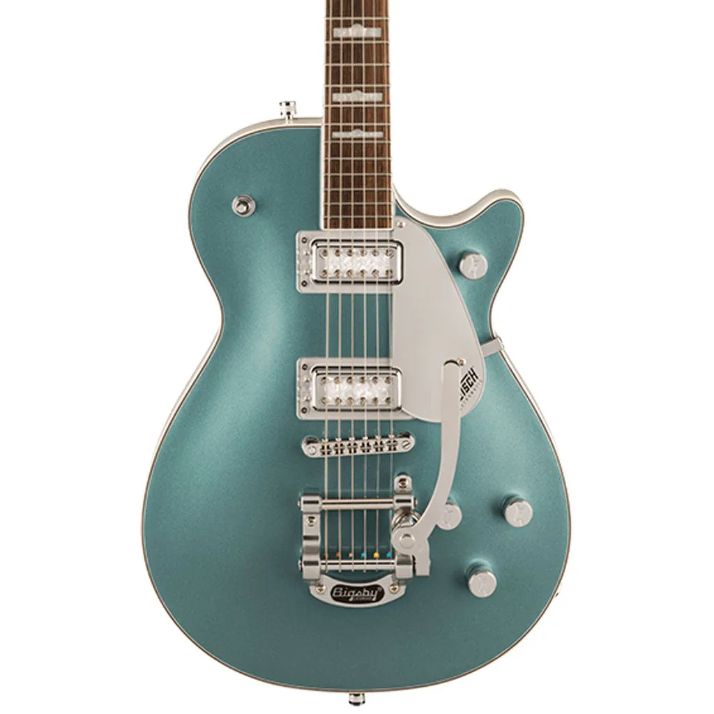 Gretsch G5230T-140 Electromatic 140th Double Platinum Jet with Bigsby, Laurel Fingerboard, Two-Tone Stone Platinum/Pearl Platinum
