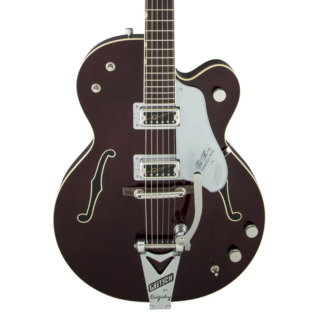 Gretsch  G6119T-62 Vintage Select Edition '62 Tennessee Rose Hollow Body with Bigsby, TV Jones, Dark Cherry Stain