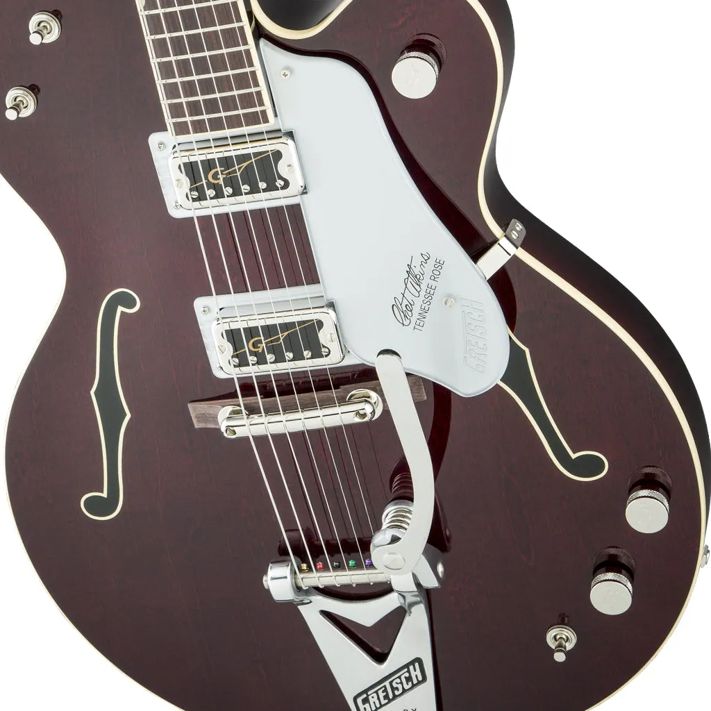 Gretsch  G6119T-62 Vintage Select Edition '62 Tennessee Rose Hollow Body with Bigsby, TV Jones, Dark Cherry Stain