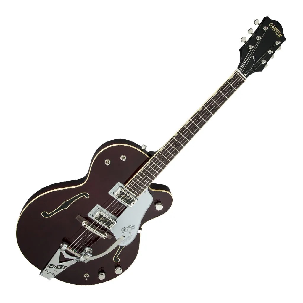Gretsch  G6119T-62 Vintage Select Edition '62 Tennessee Rose Hollow Body with Bigsby, TV Jones, Dark Cherry Stain