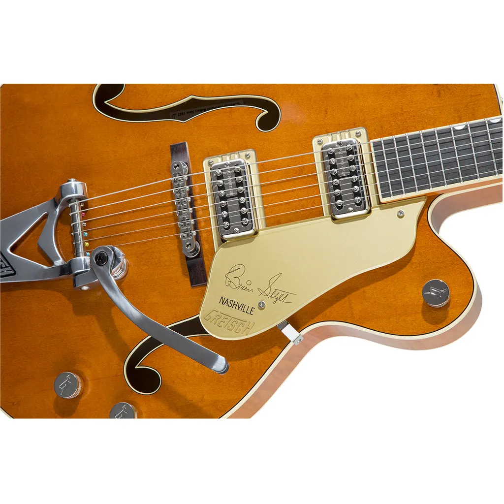 Gretsch - G6120T-BSSMK Brian Setzer Signature Nashville Hollow Body - 59 "Smoke" with Bigsby - Smoke Orange - Ebony Fingerboard