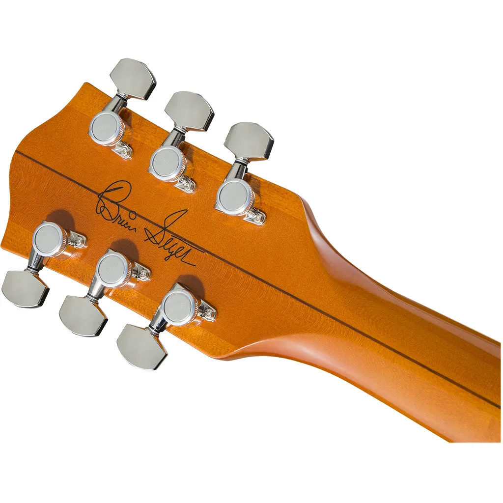 Gretsch - G6120T-BSSMK Brian Setzer Signature Nashville Hollow Body - 59 "Smoke" with Bigsby - Smoke Orange - Ebony Fingerboard
