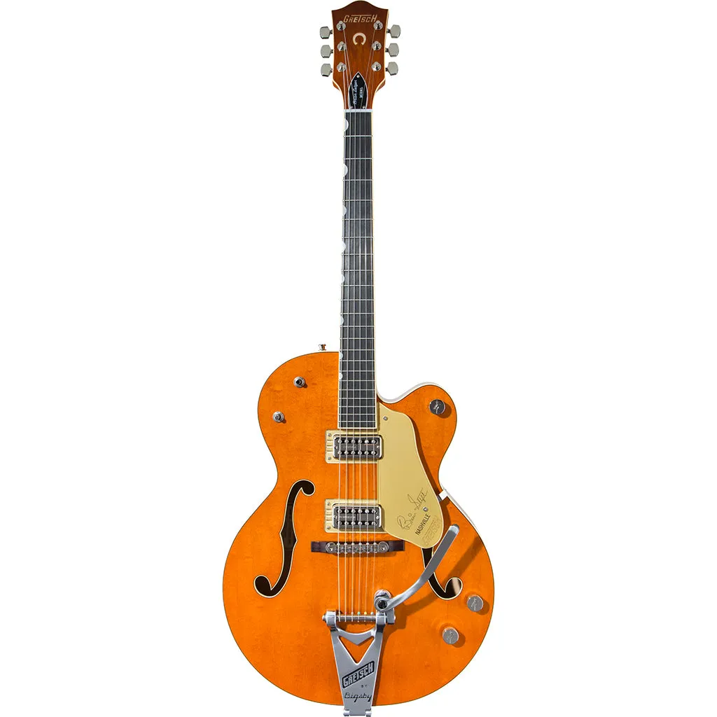Gretsch - G6120T-BSSMK Brian Setzer Signature Nashville Hollow Body - 59 "Smoke" with Bigsby - Smoke Orange - Ebony Fingerboard
