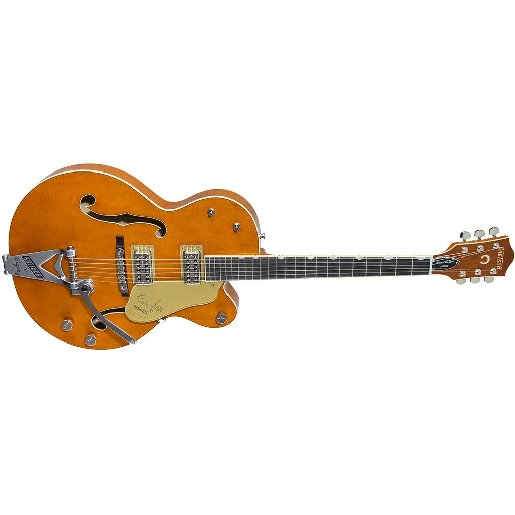 Gretsch - G6120T-BSSMK Brian Setzer Signature Nashville Hollow Body - 59 "Smoke" with Bigsby - Smoke Orange - Ebony Fingerboard