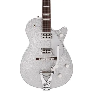 Gretsch - G6129T-89 Vintage Select 89 Sparkle Jet with Bigsby - Rosewood Fingerboard - Silver Sparkle