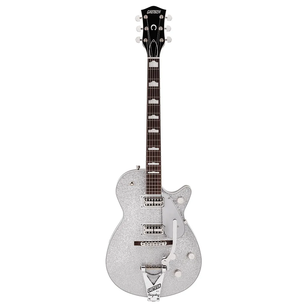 Gretsch - G6129T-89 Vintage Select 89 Sparkle Jet with Bigsby - Rosewood Fingerboard - Silver Sparkle